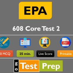 Epa certification practice test free