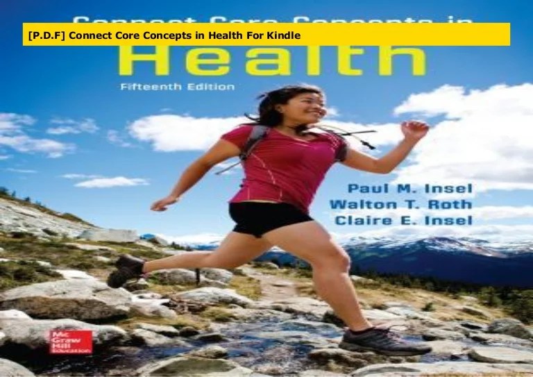 Connect core concepts in health 18th edition