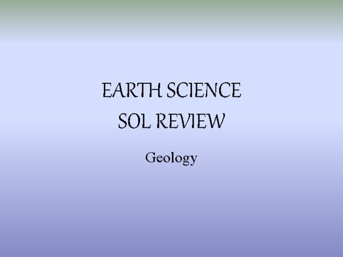 Earth science mapping sol review