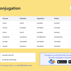 Conjugation verb conjugations verbs